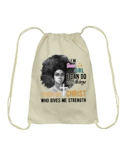 June I'm June Girl I Can Do All Things 1 Drawstring Bag tile