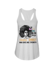June I'm June Girl I Can Do All Things 1 Ladies Flowy Tank tile