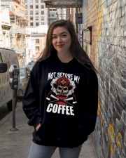 Coffee Not Before My Coffee 13 Hooded Sweatshirt lifestyle-unisex-hoodie-front-1