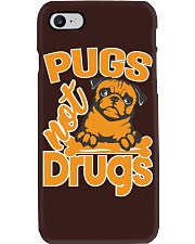 Pug Dog Pugs Not Drugs Phone Case tile