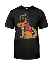 German Shepherd Dog Tattoo I Love Mom Classic T-Shirt tile