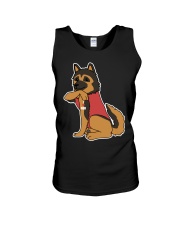 German Shepherd Dog Tattoo I Love Mom Unisex Tank tile