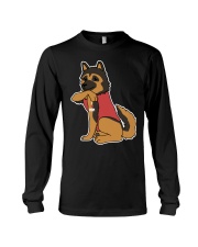 German Shepherd Dog Tattoo I Love Mom Long Sleeve Tee tile