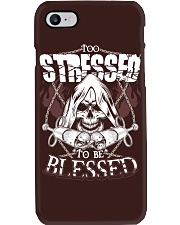 Nurse Too Stressed To Be Blessed Phone Case tile
