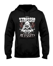 Nurse Too Stressed To Be Blessed Hooded Sweatshirt front