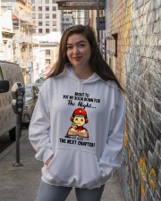 Book Oh Look The Next Chapter Firefighter Hooded Sweatshirt lifestyle-unisex-hoodie-front-1