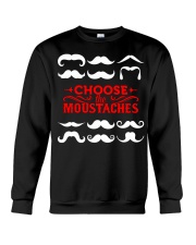 Beard Choose The Mustaches Crewneck Sweatshirt tile
