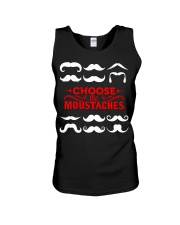 Beard Choose The Mustaches Unisex Tank tile