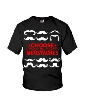 Beard Choose The Mustaches Youth T-Shirt tile