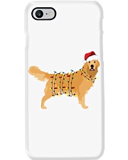 Golden Retriever Dog Christmas Lights Phone Case tile