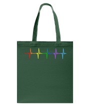LGBT Heartbeat Tote Bag tile