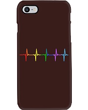 LGBT Heartbeat Phone Case tile