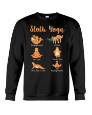 Sloth Namaste Lazy Sloth Yoga Lover Crewneck Sweatshirt tile