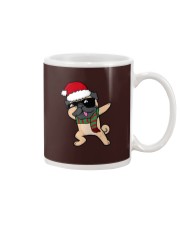 Pug Dog Dabbing Christmas Mug tile