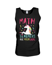 Unicorn Math Teacher Are Mathgical Unicorn Unisex Tank tile