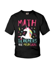 Unicorn Math Teacher Are Mathgical Unicorn Youth T-Shirt tile