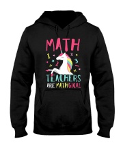 Unicorn Math Teacher Are Mathgical Unicorn Hooded Sweatshirt front