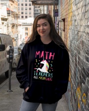 Unicorn Math Teacher Are Mathgical Unicorn Hooded Sweatshirt lifestyle-unisex-hoodie-front-1
