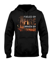 Firefighter Fueled By Fire Hooded Sweatshirt front