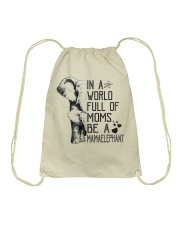 Elephant Be A Mama Elephant Drawstring Bag tile