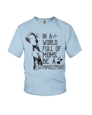 Elephant Be A Mama Elephant Youth T-Shirt tile