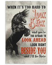 Horse You Are Too Afraid To Look Ahead 24x36 Poster front