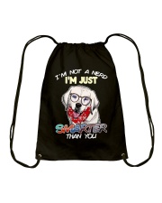 Labrador Dog I'm Not A Nerd Drawstring Bag tile