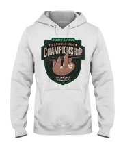 Sloth National Nap Championship Hooded Sweatshirt front