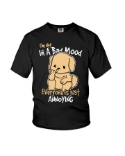 Golden Retriever Dog I'm Not In A Bad Mood Youth T-Shirt tile