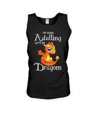 Dragon I'm Done Adulting 1 Unisex Tank tile