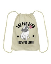 Pug Dog The Pug Club Drawstring Bag tile