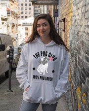 Pug Dog The Pug Club Hooded Sweatshirt lifestyle-unisex-hoodie-front-1