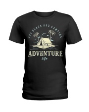 Camping Adventure Camping Ladies T-Shirt tile