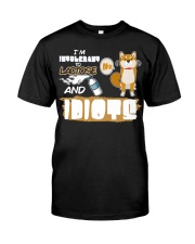 Shiba Inu Dog I'm Intolerant To Lactose Classic T-Shirt tile