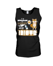 Shiba Inu Dog I'm Intolerant To Lactose Unisex Tank tile