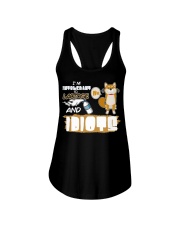 Shiba Inu Dog I'm Intolerant To Lactose Ladies Flowy Tank tile