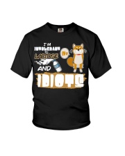 Shiba Inu Dog I'm Intolerant To Lactose Youth T-Shirt tile