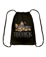 Terrier Dog Overthinking Drawstring Bag tile