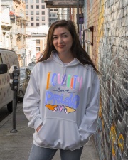 LGBT Equality Love Pride 1 Hooded Sweatshirt lifestyle-unisex-hoodie-front-1