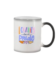 LGBT Equality Love Pride 1 Color Changing Mug tile