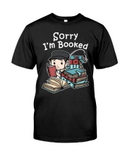 Book Sorry I'm Booked Fishing Classic T-Shirt tile
