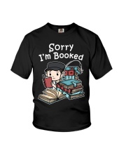 Book Sorry I'm Booked Fishing Youth T-Shirt tile