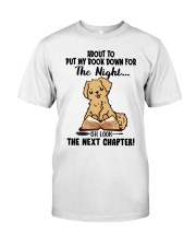 Golden Retriever Dog The Next Chapter Classic T-Shirt tile
