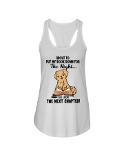 Golden Retriever Dog The Next Chapter Ladies Flowy Tank tile
