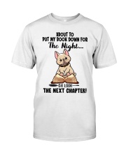 Book Oh Look The Next Chapter Bulldog Classic T-Shirt tile
