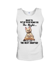 Book Oh Look The Next Chapter Bulldog Unisex Tank tile