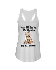 Book Oh Look The Next Chapter Bulldog Ladies Flowy Tank tile
