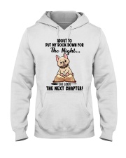 Book Oh Look The Next Chapter Bulldog Hooded Sweatshirt front