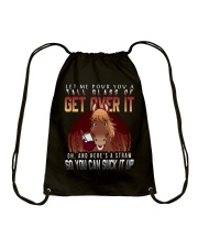 Horse Get Over It Drawstring Bag tile