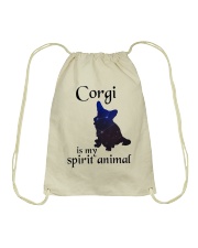 Corgi Dog Is My Spirit Animal Drawstring Bag tile